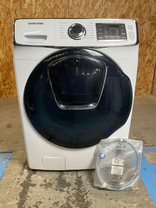 Lave-linge hublot SAMSUNG WF16J6500EW - Bon état sur youzd