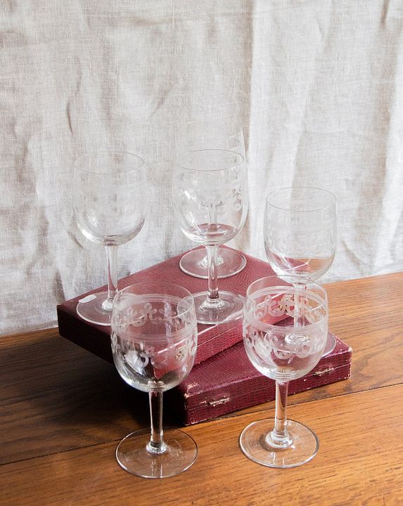 Eugène, le lot de 6 verres à vin N°12